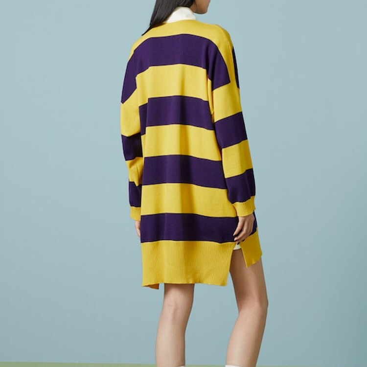 Платье Gucci с длинными рукавами, желтый — фото 3