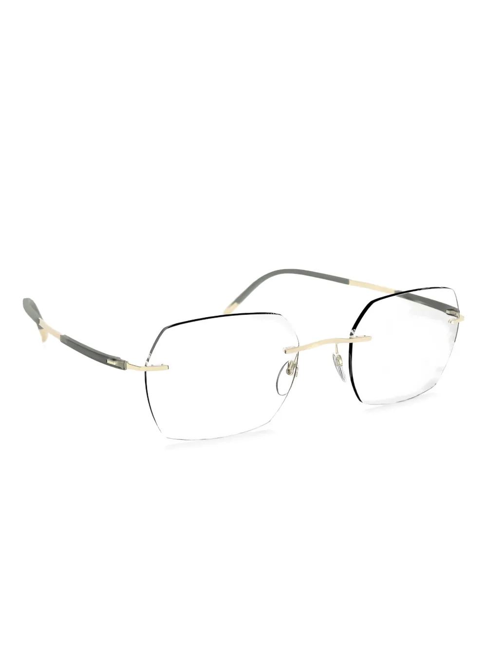 

Очки с геометрической оправой Silhouette, черный