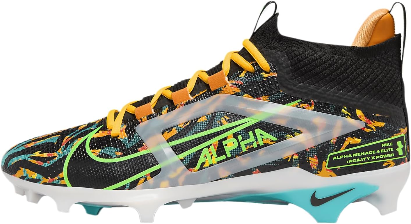 

Футбольные бутсы Nike Alpha Menace 4 Elite (FD7036-600, университетский красный/командный красный/черный/белый), Black/Sail/Dusty Cactus/Green Strike