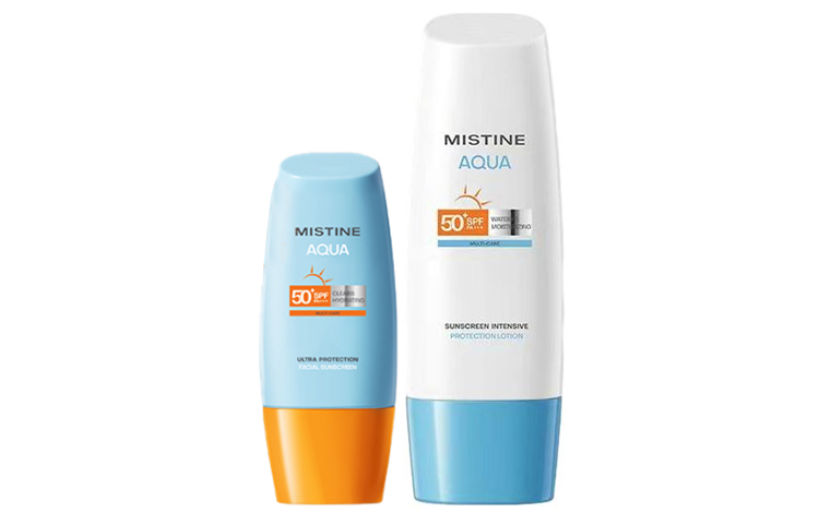 

Mistine Маленькая синяя шляпа маленькая желтая шляпа наборы для ухода за кожей с защитой от солнца увлажняющий освежающий восстанавливающий 40мл+70мл/60мл+70мл