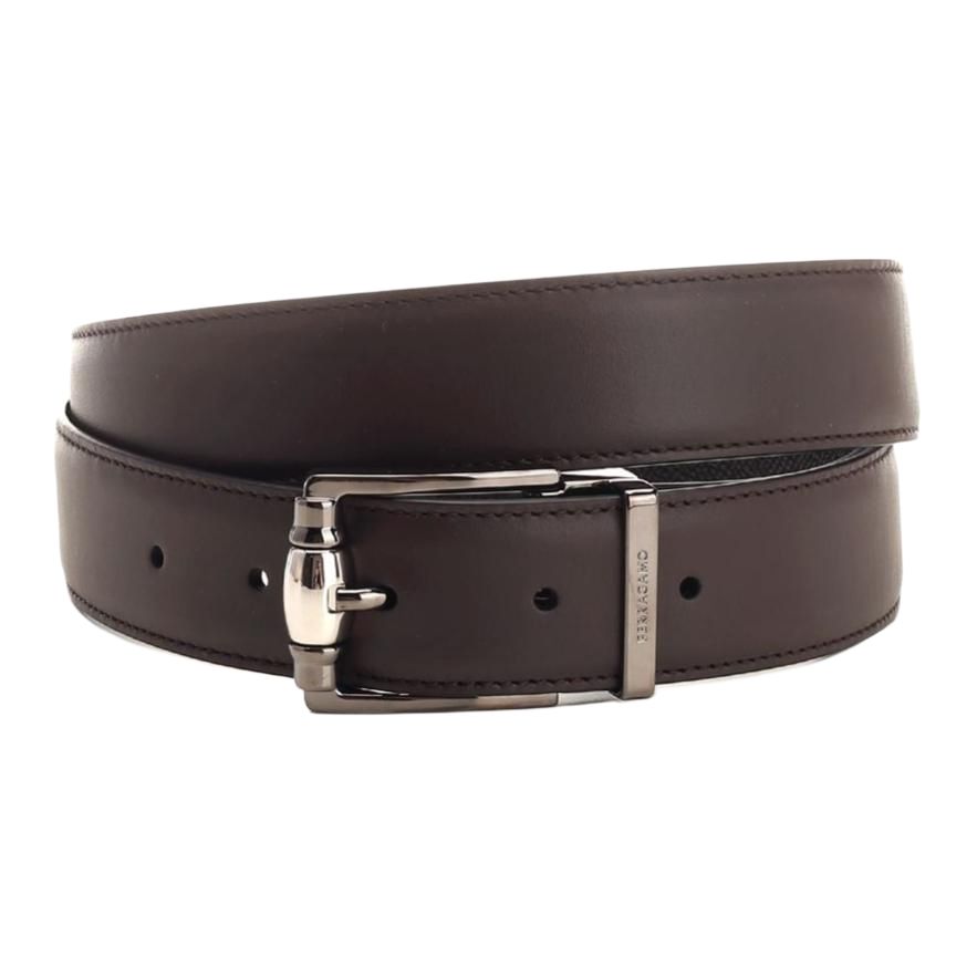 

Ferragamo Классический ремень с пряжкой и логотипом, Brown