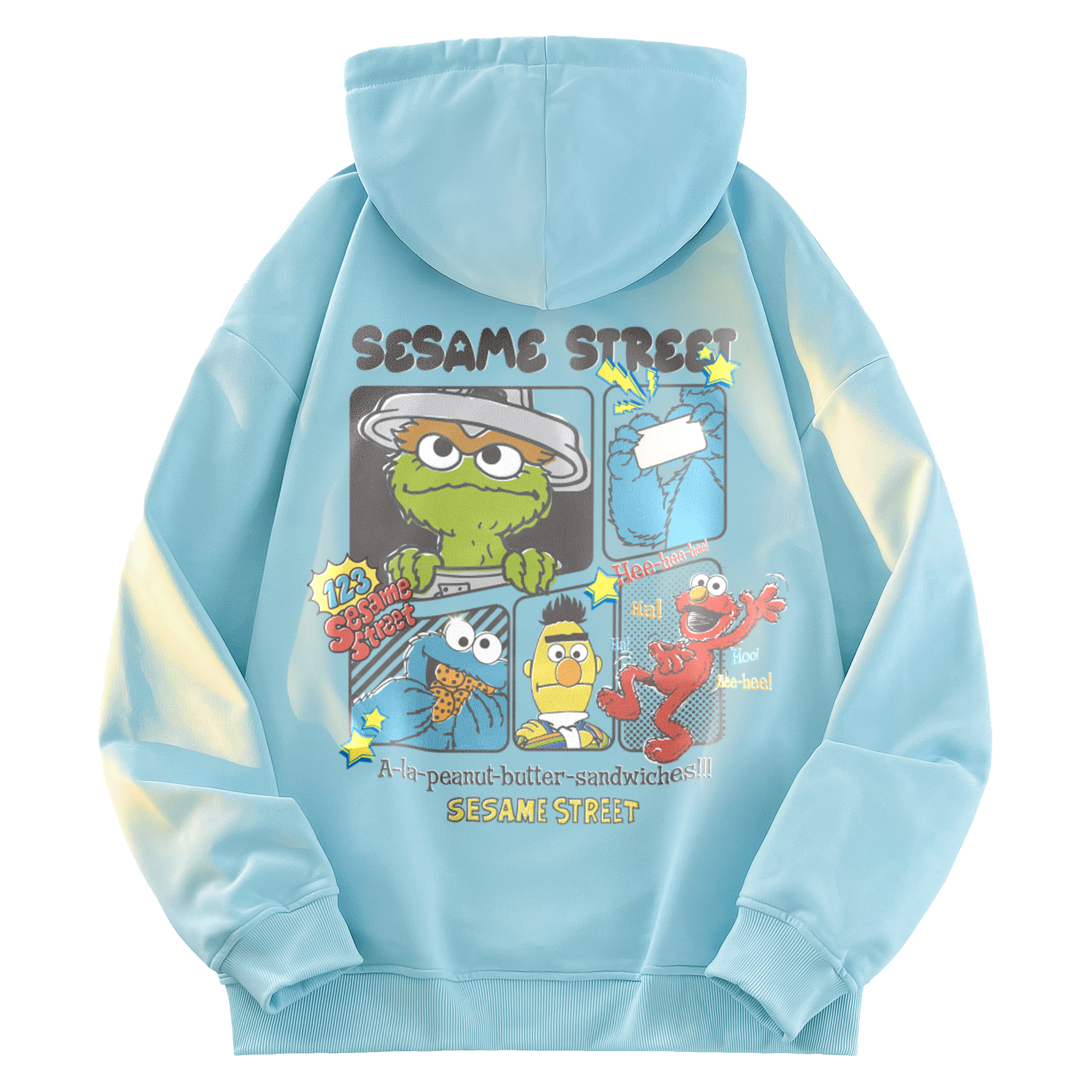 

Толстовка унисекс SESAME STREET, мятно-зеленый