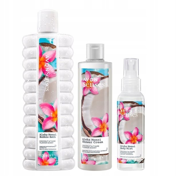 

Avon, Набор для тела, Кокос и цветок тайти, 3 предмета