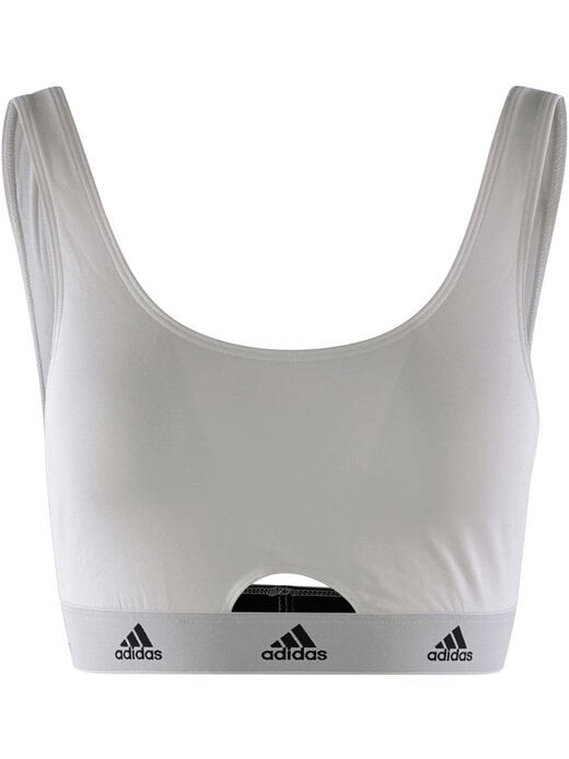 

Бюстье-Бралетт с круглым вырезом Adidas Sportswear, белый