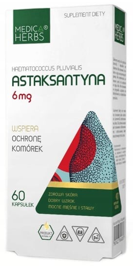 

Астаксантин 6 мг 60 капсул, Medica Herbs