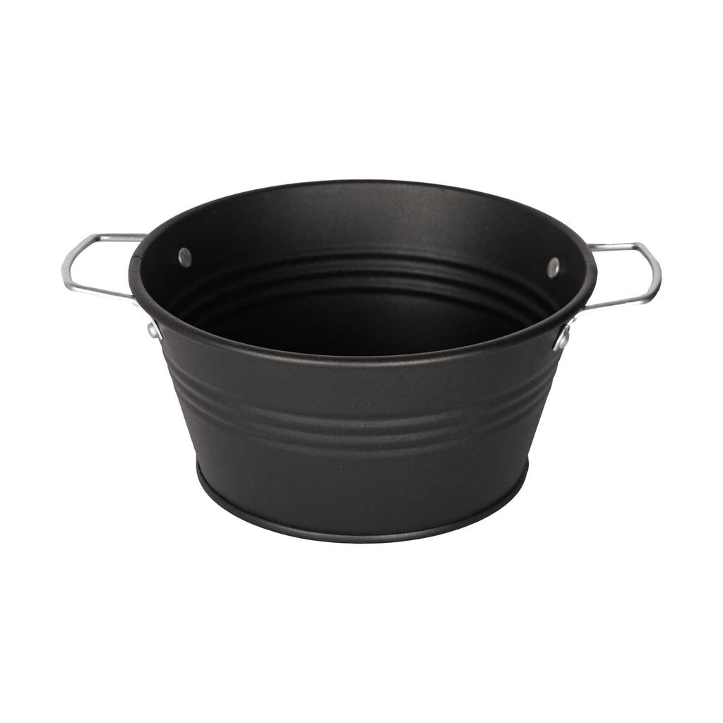 

Mary's Garden Supplies Миска 26 см с металлической ручкой, черная