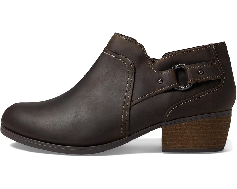 Ботинки женские Clarks Charlten Grace на каблуке, темно-коричневый — фото 4