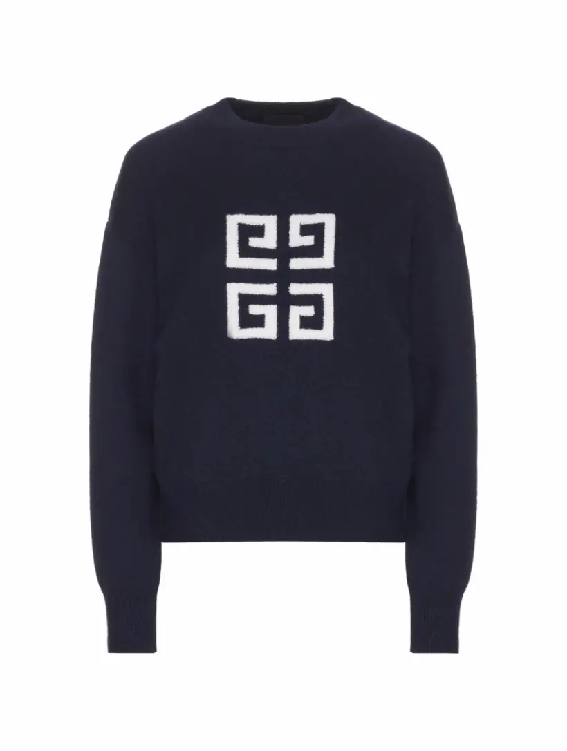 

Кашемировый джемпер 4G Givenchy, тёмно-синий