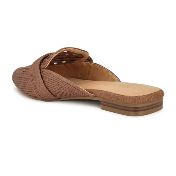 Женские повседневные мюли Caspe с острым носком Nine West, цвет dark brown — фото 3