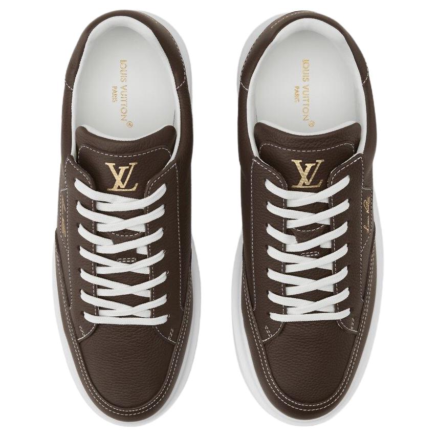 Beverly Hills Low top мужские скейтборд кроссовки chestnut LOUIS VUITTON — фото 4