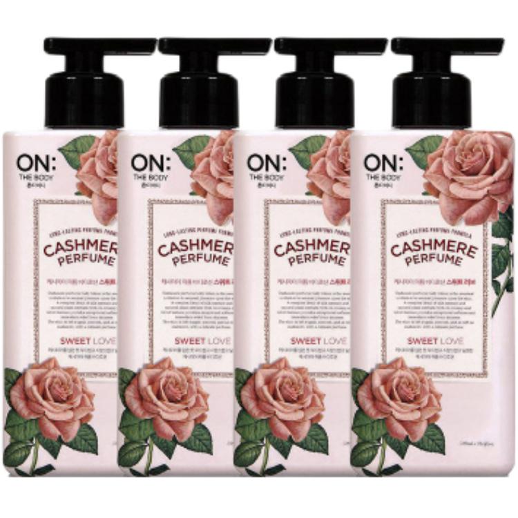 

Увлажняющий крем для тела Romantic Encounter с ароматом парфюма, 400 мл/400 мл*4 Onthebody, sweet love 400ml*4