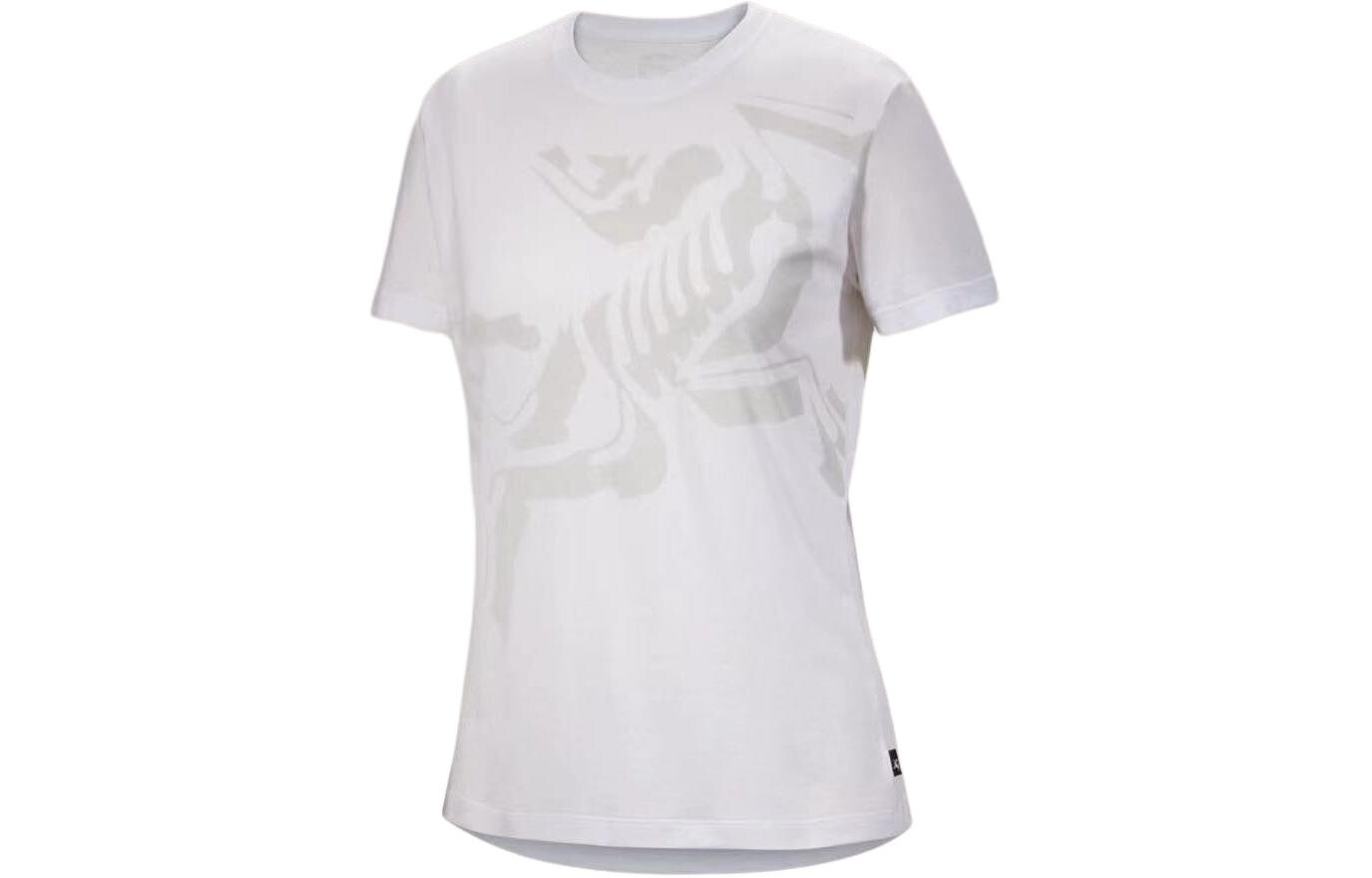 

Футболка женская Arcteryx Bird Cotton, белый / серый
