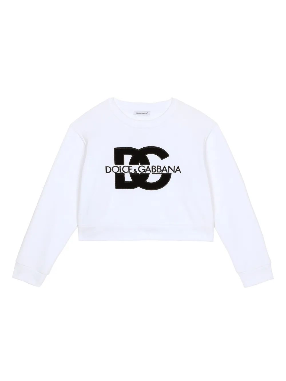 

Толстовка с принтом DG Dolce & Gabbana Kids, белый