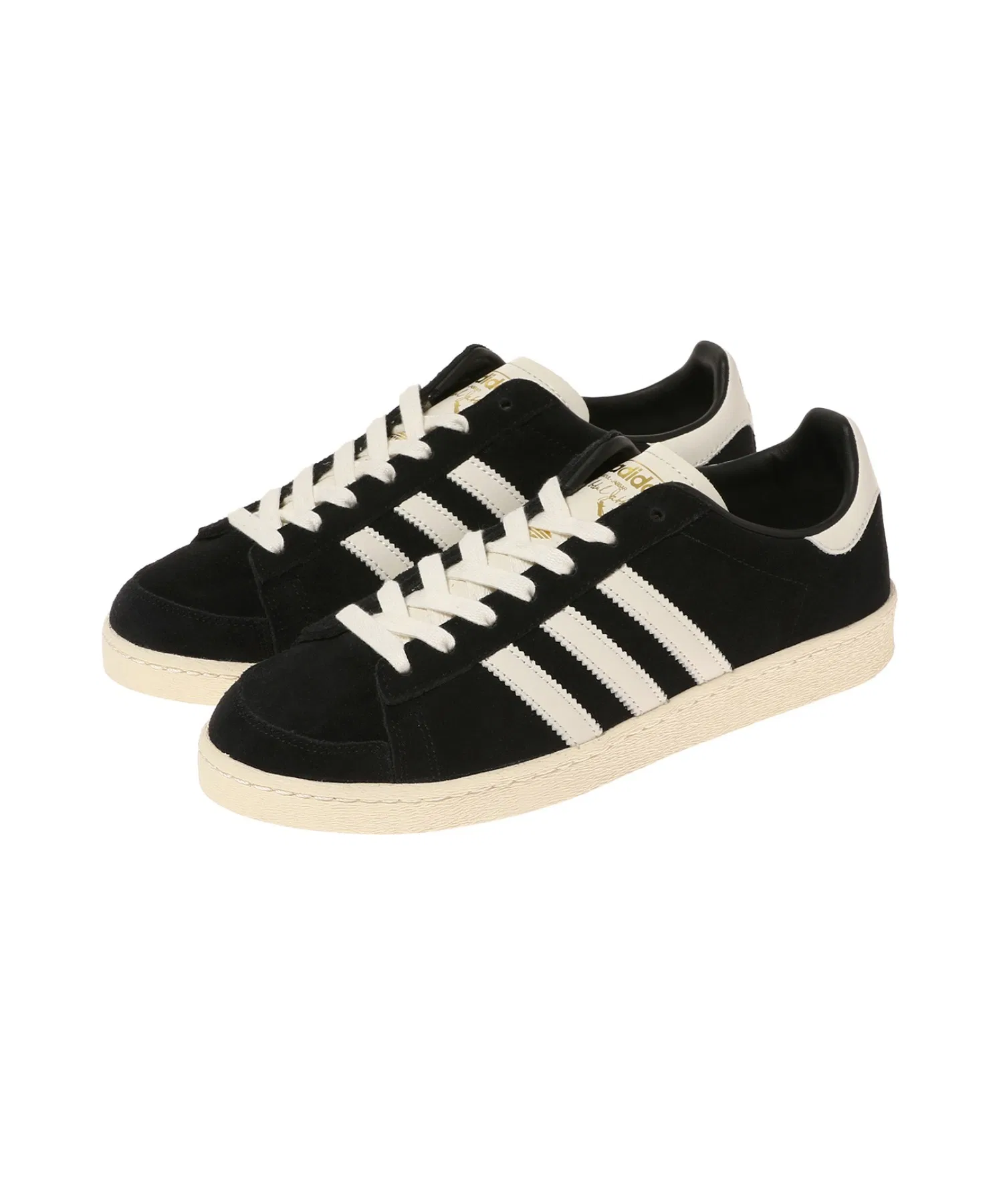 Мужские кроссовки из замши adidas JABBAR LO JI3433 чёрные