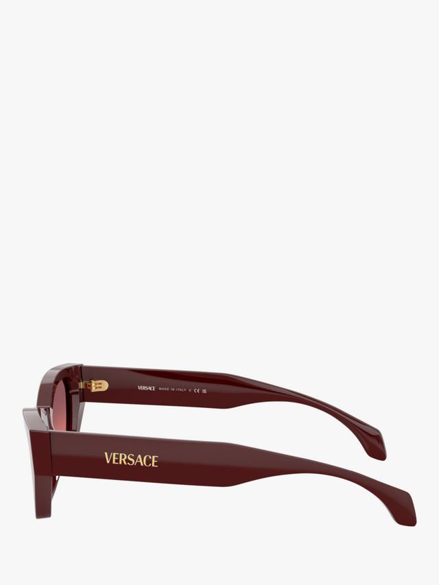 Женские солнцезащитные очки Cat's Eye VE4488 Versace, Dark Red/Red Gradient — фото 3