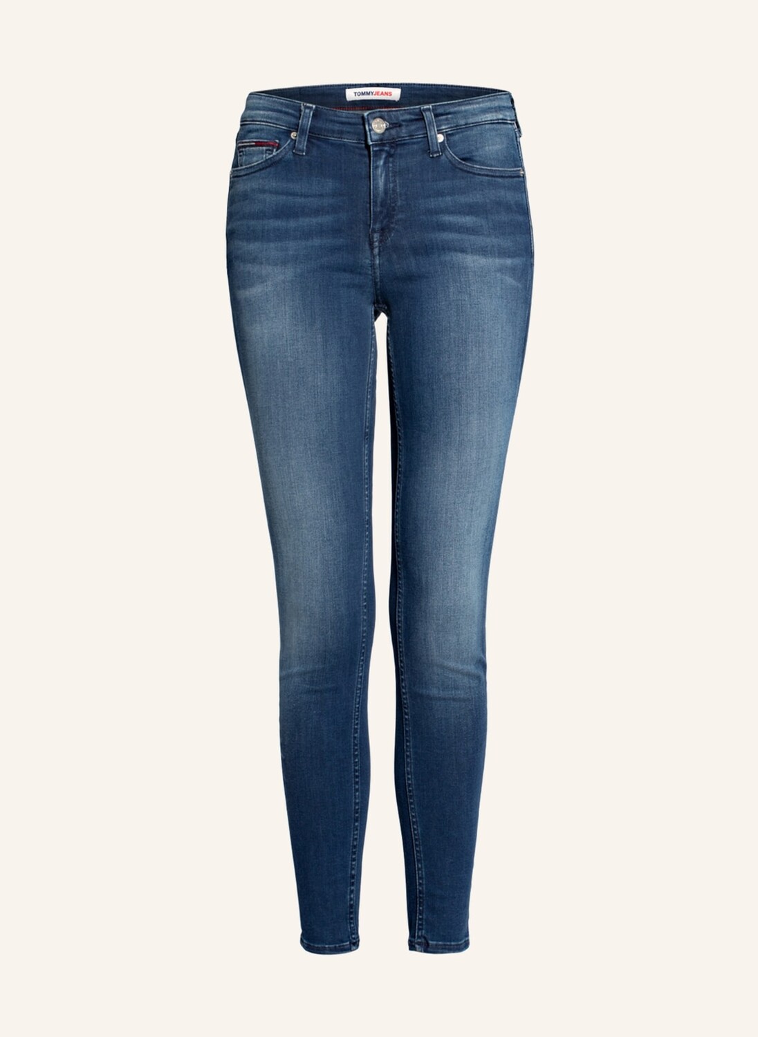 

Джинсы скинни nora TOMMY JEANS, цвет 1A5 New Niceville Mid Blue Stretch
