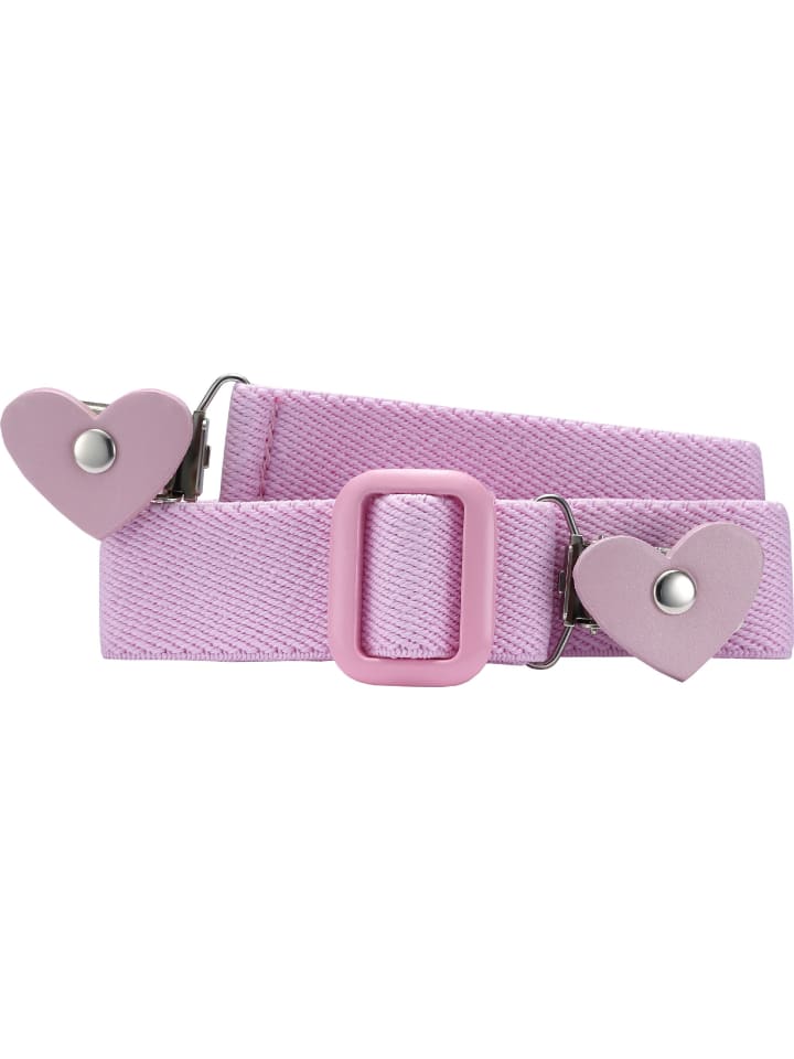 

Ремень Elastik-Gürtel Herz-Clip uni Playshoes, розовый