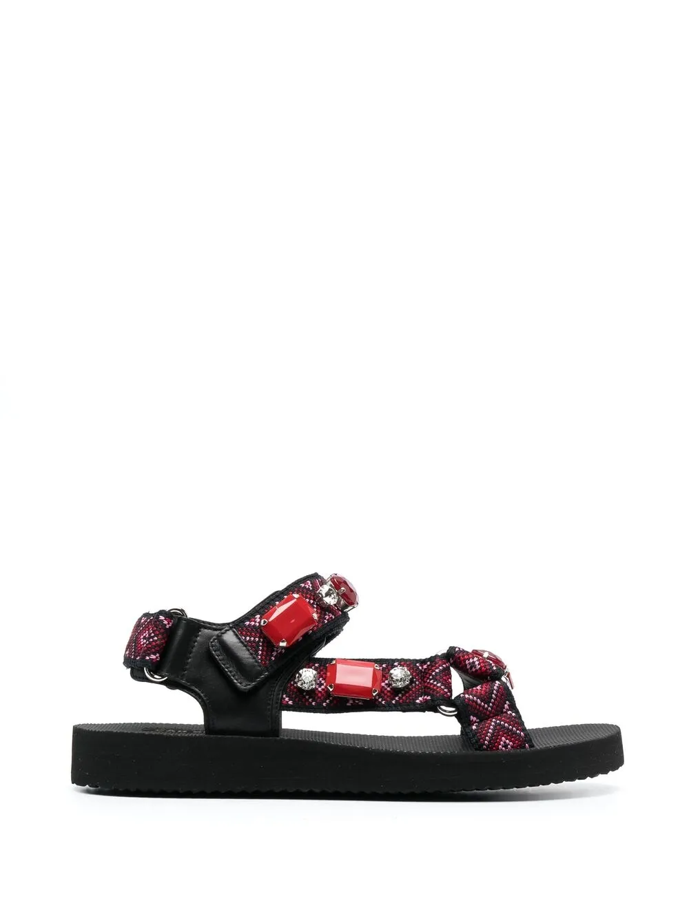 Сандалии с пряжками Car Shoe, красный