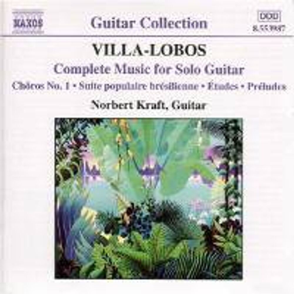 

Диск CD Villa-Lobos: Complete Music For Solo Guitar - Heitor Villa-Lobos, Norbert Kraft