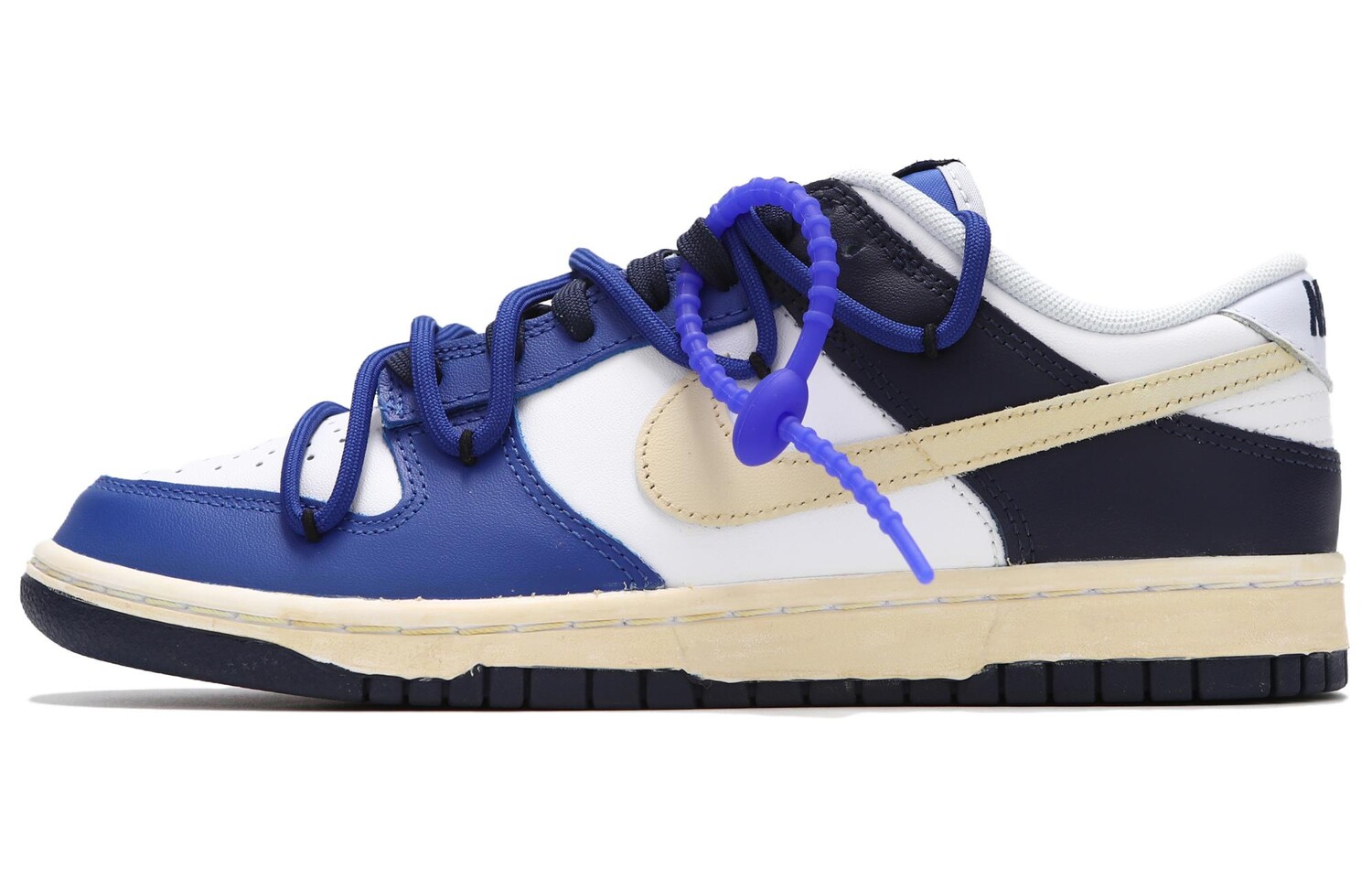 

Кроссовки Nike Dunk Skateboard Shoes Men Low-Top White Blue, Синий, Кроссовки Nike Dunk Skateboard Shoes Men Low-Top White Blue