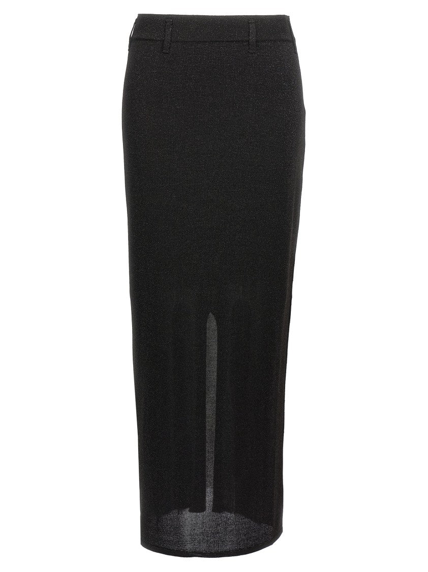 

Юбка с пайетками и кружевом Missoni, черный