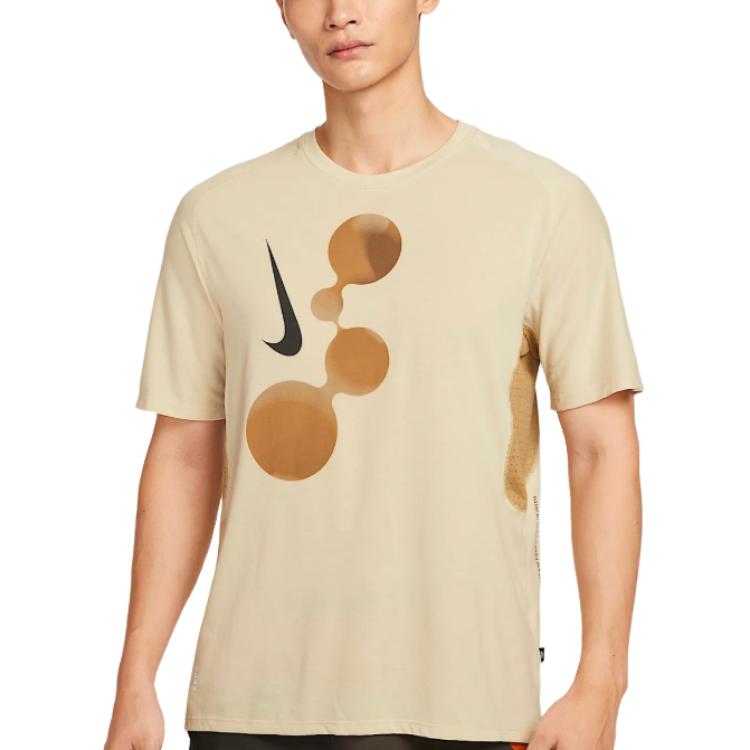 

Мужская футболка Dri FIT ADV Solar Chase Nike, светлый хаки