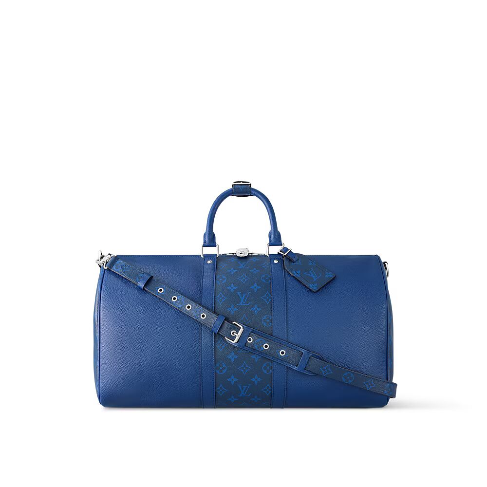 

Сумка Keepall Bandoulière 50 Louis Vuitton, синий