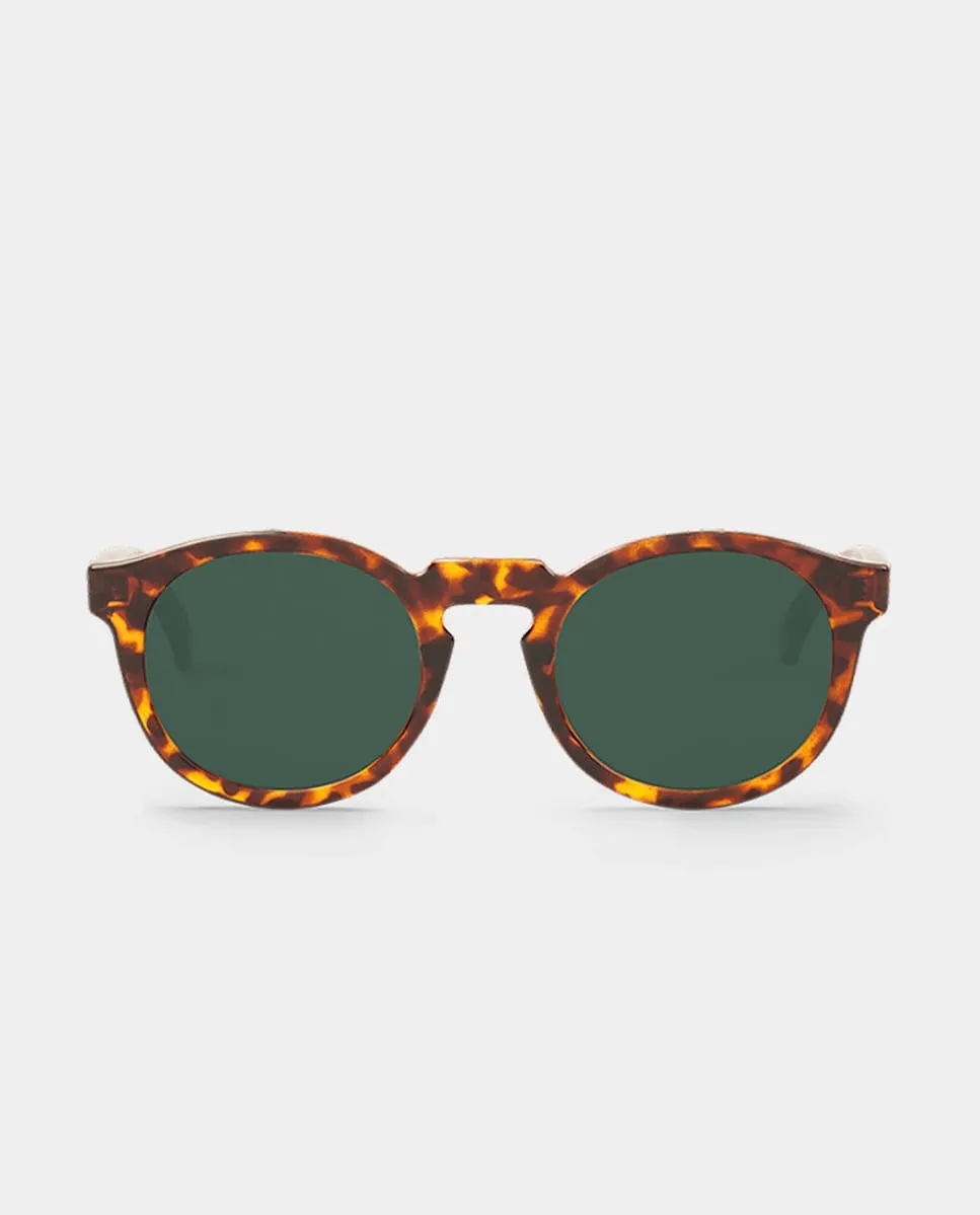 

Унисекс солнцезащитные очки с коричневой ацетатной оправой и классической линзой Mr. Boho