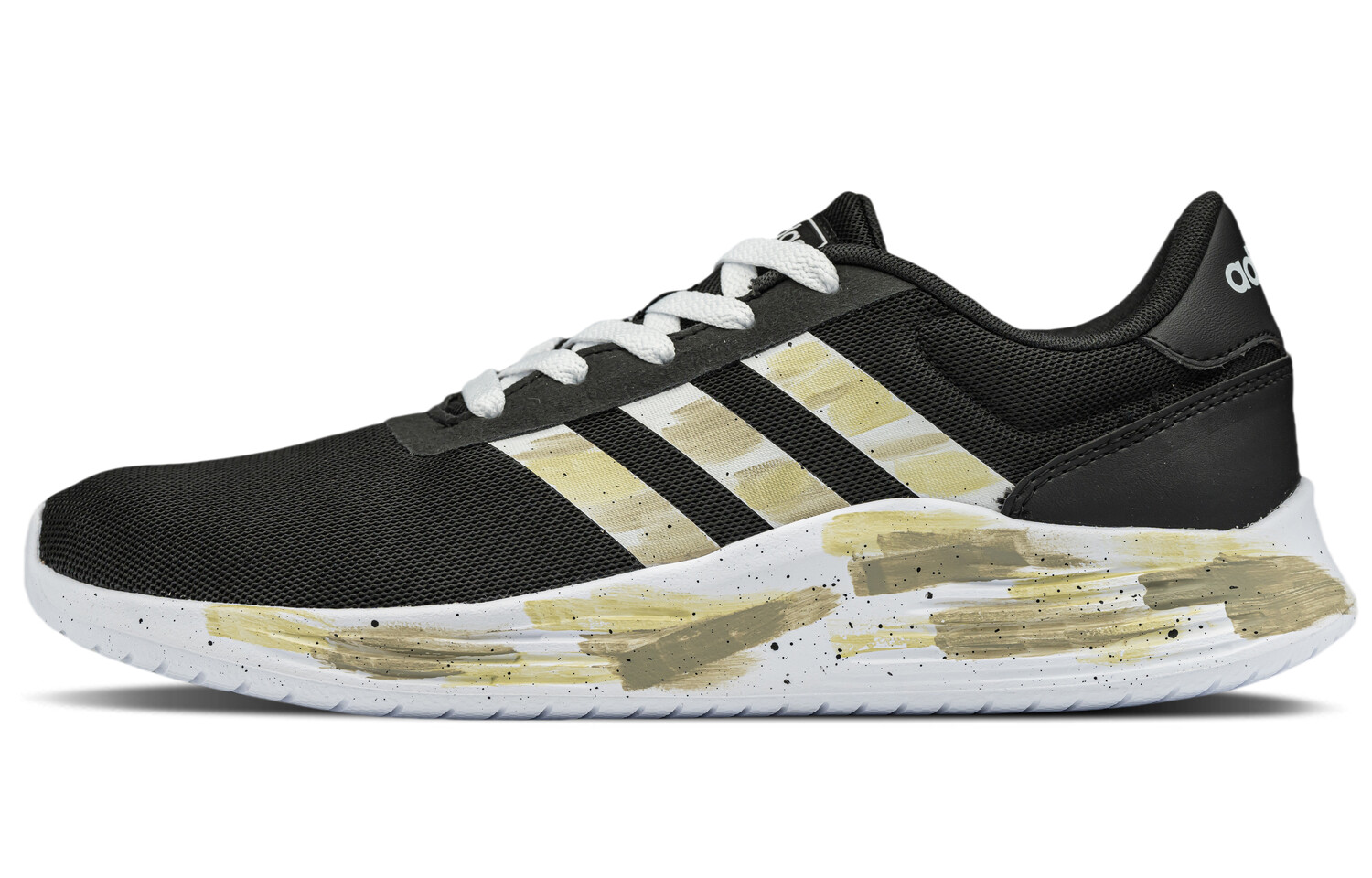 

Кроссовки adidas neo Lite Racer 2.0 Lifestyle Shoes Men Low-top Black/White/Yellow, белый/черный