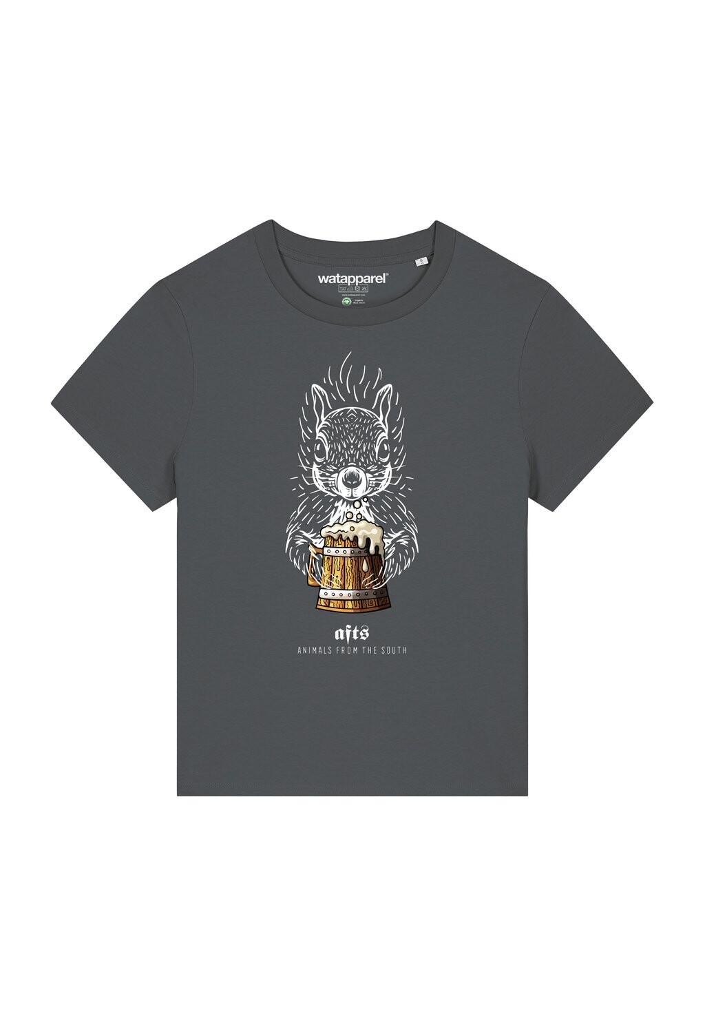 

Футболка с принтом EICHHÖRNCHEN watapparel, антрацит