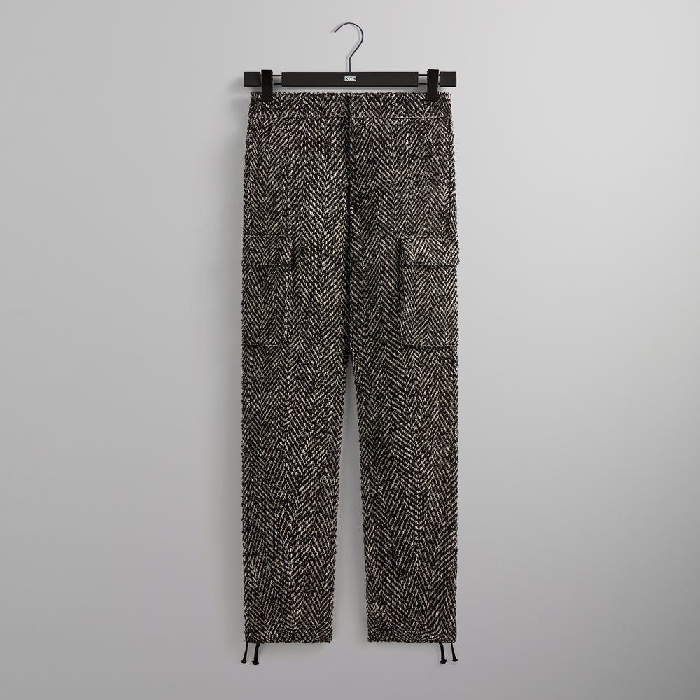 

Брюки Kith Oversized Herringbone Bristol Cargo Pant, черный