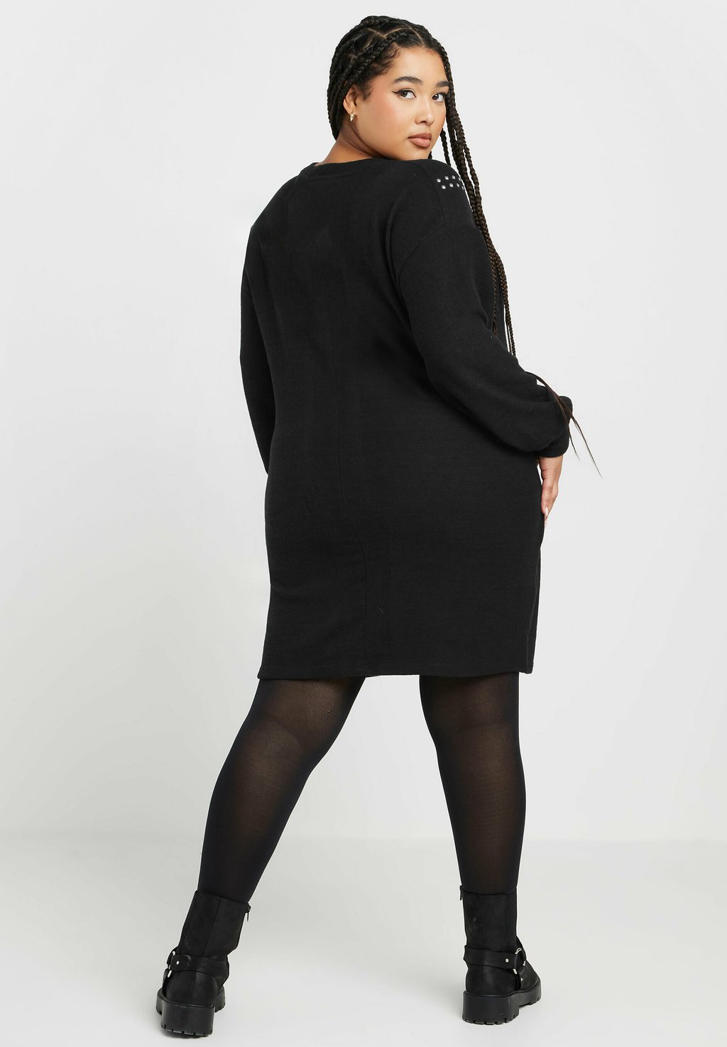 

Платье-джемпер STUD Yours Clothing, антрацит