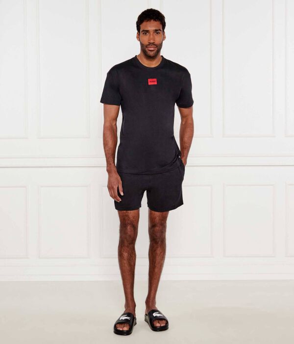 

Галактическая пижама Loose fit Hugo Bodywear, черный