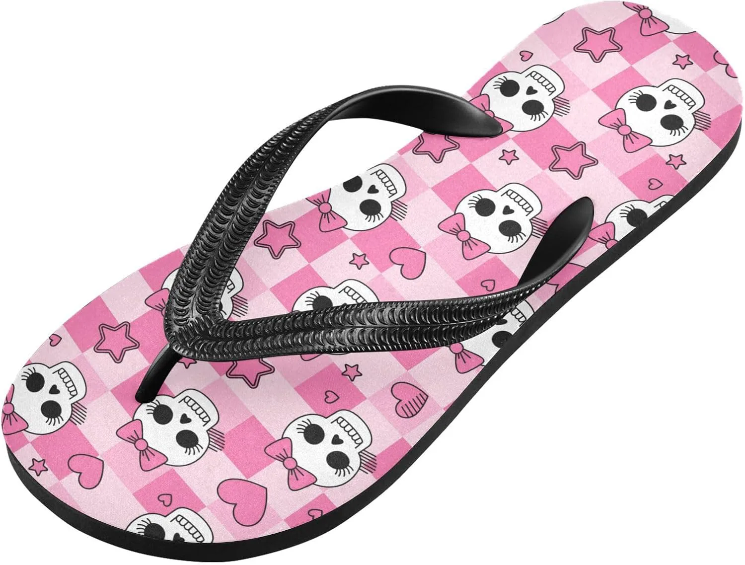 

Сланцы MNSRUU для женщин и мужчин с черепами, готические сандалии, шлепанцы для душа и пляжа, размеры XS-XXL