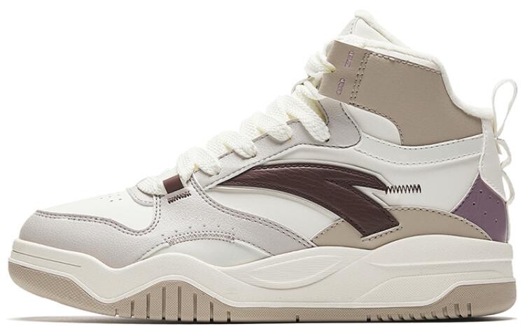

Кроссовки ANTA Slam Skateboarding Shoes Women's High-top Gray/White, белый