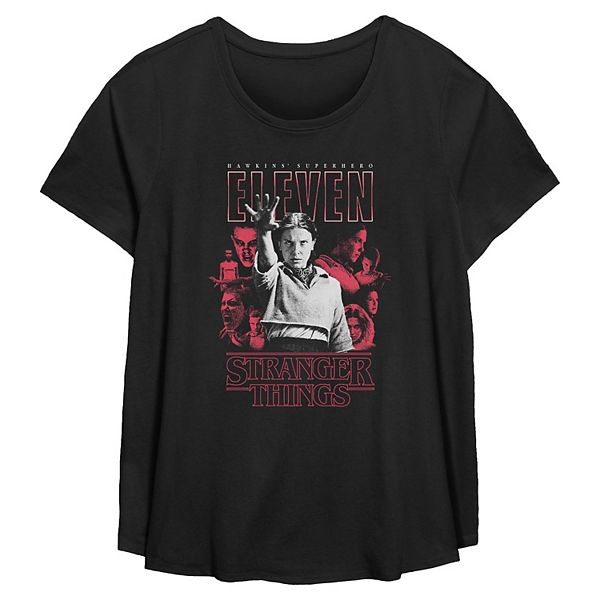 

Футболка Plus size с принтом Stranger Things Eleven Licensed Character