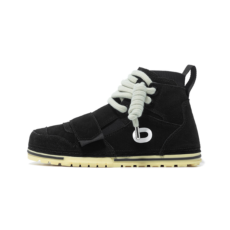 

Кроссовки OETZI Stylish Skateboarding Shoes Unisex High-top Black, черный