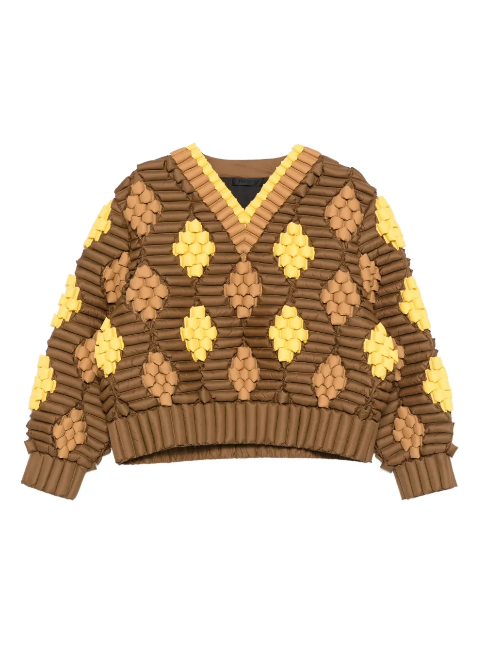 

Толстовка с узором Raxxy, коричневый