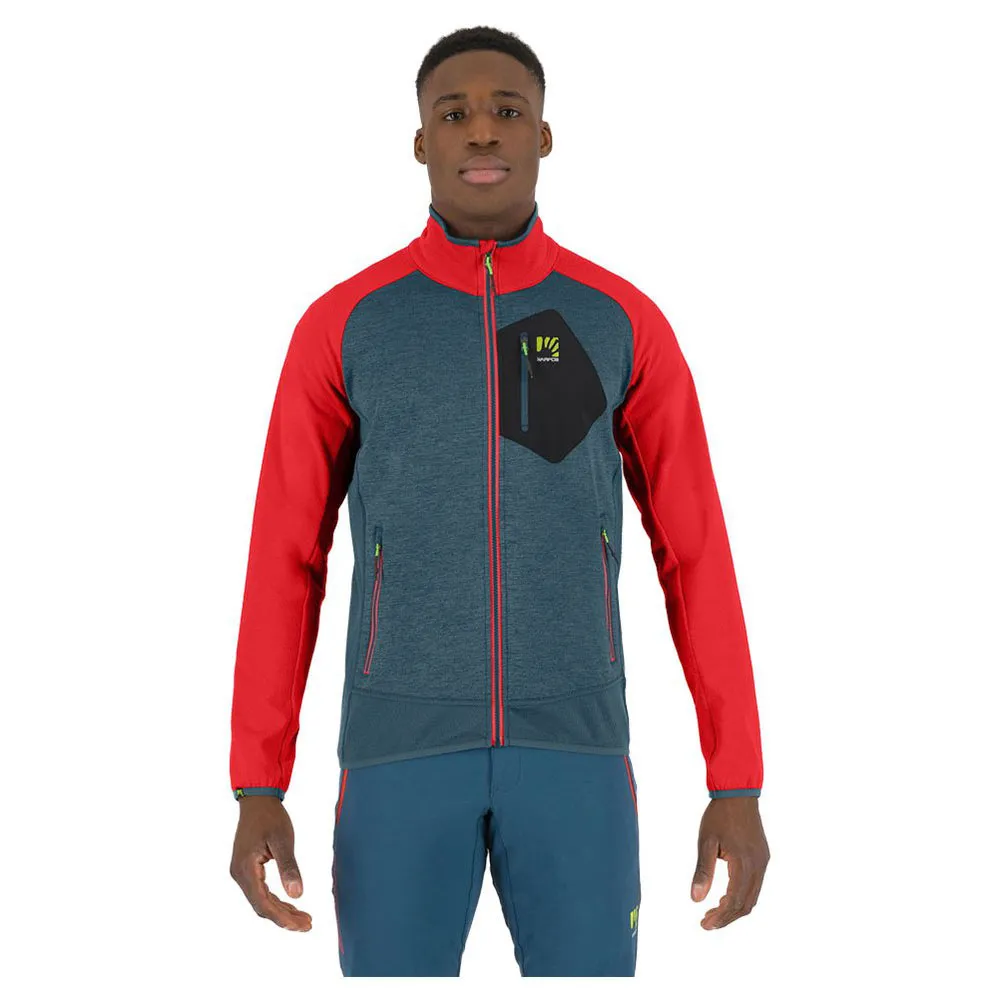 

Флис Karpos Odle full zip, красный/синий