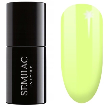 

Лак для ногтей Semilac UV Hybrid 604 Luminous Lemon 7 мл