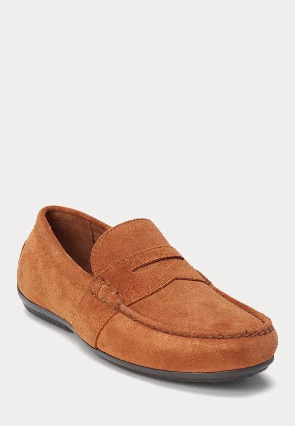 Мокасины Reynold suede driver moccasins Polo Ralph Lauren, тик — фото 2