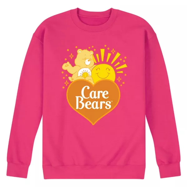 

Мужская флисовая толстовка с логотипом Care Bears Funshine Licensed Character, пурпурный