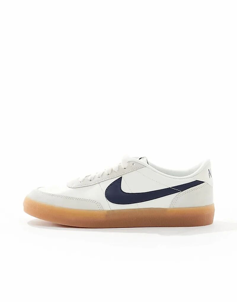 Кроссовки Nike Killshot белого и темно-синего цветов — фото 2
