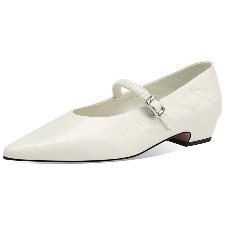 Rosa Bianca Женские туфли Мэри Джейн с подошвой из экрю овчины, цвет Ecru Sheepskin Insole