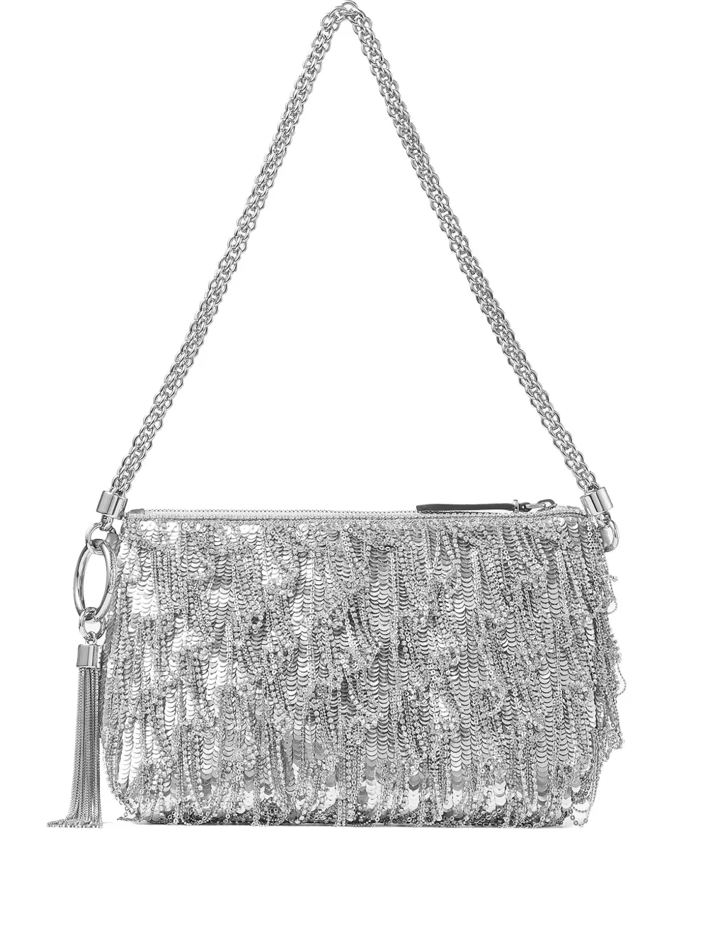 

Мини-сумка на плечо Callie JIMMY CHOO, серебяный