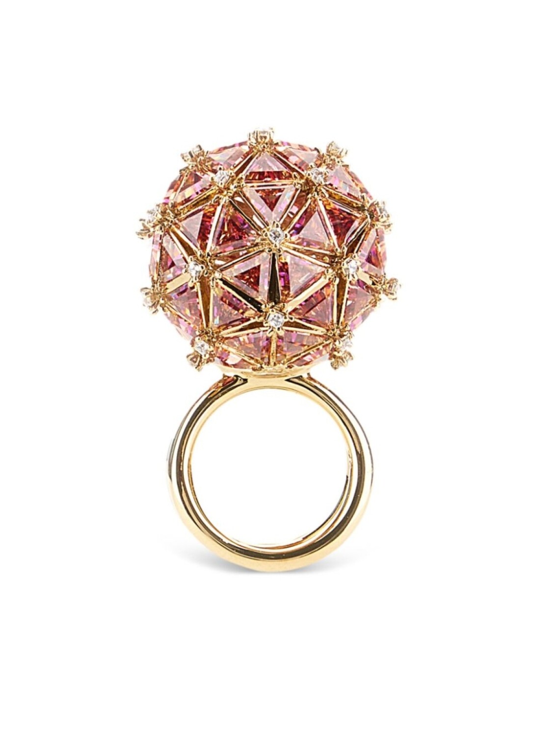 

Кольцо Curiosa Swarovski, розовый