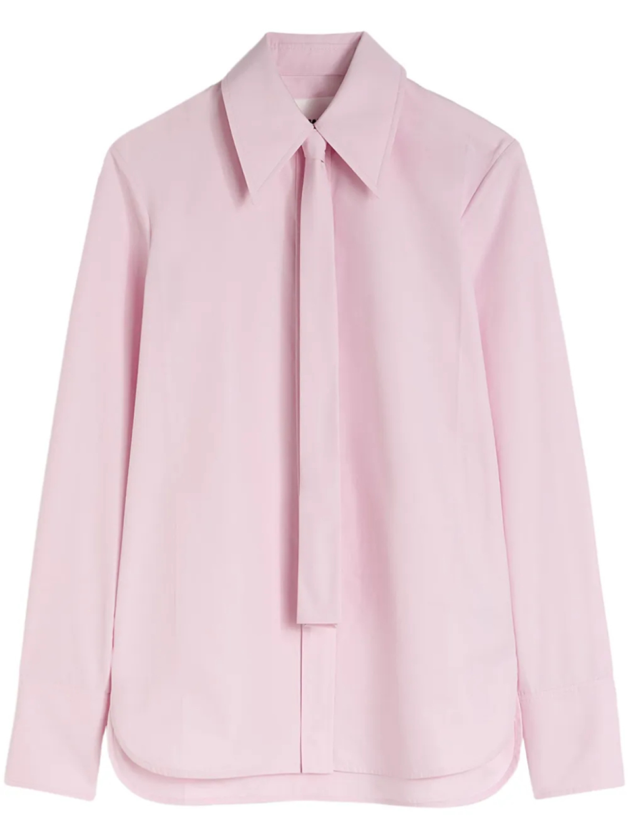 

Jil Sander рубашка с завязками, розовый