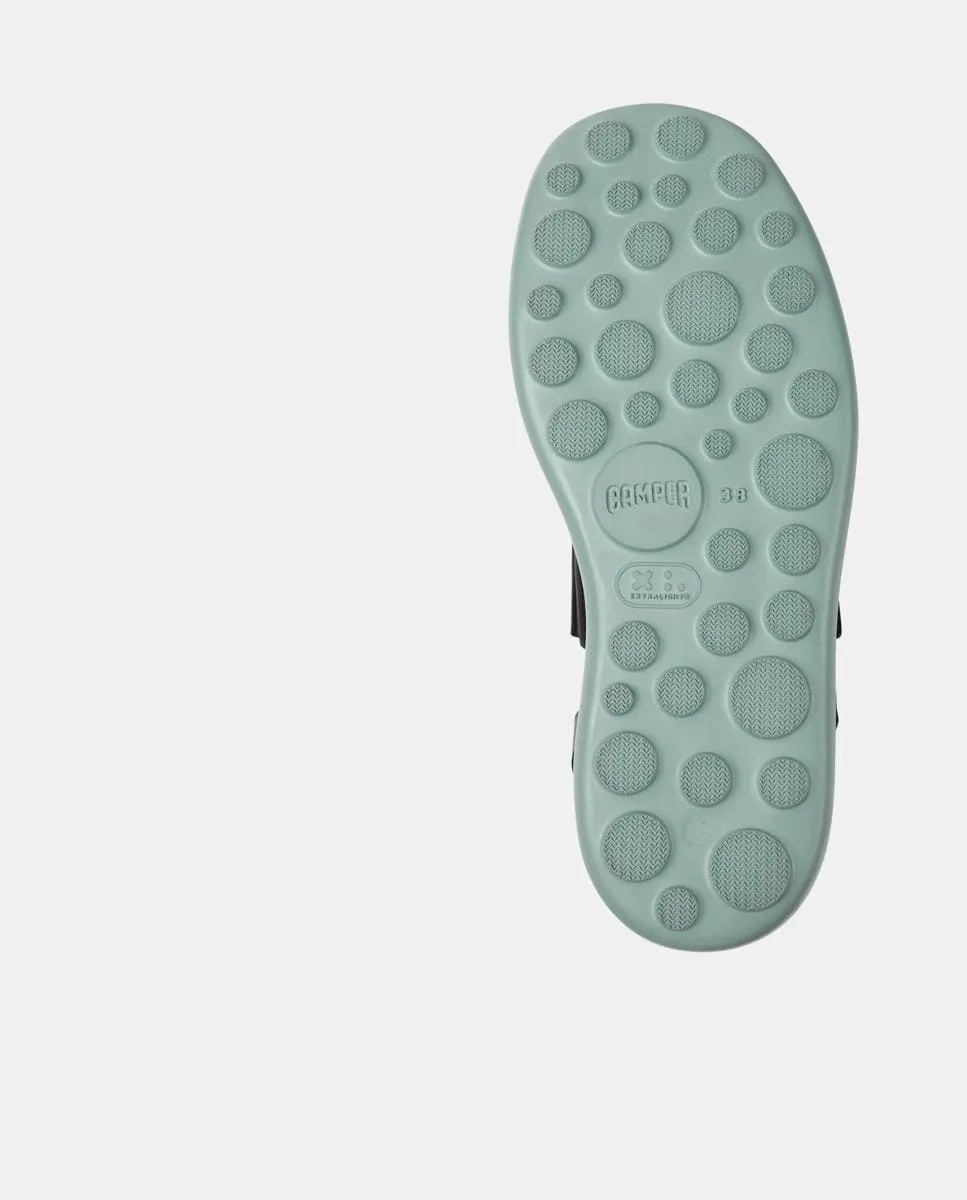 Сандалии женские на платформе Pelotas Flota Up из кожи Camper, черный — фото 4