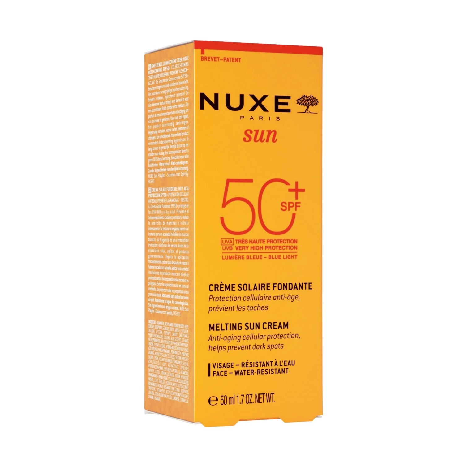 Солнцезащитный крем sun spf 50 Nuxe, объем 50 мл — фото 2