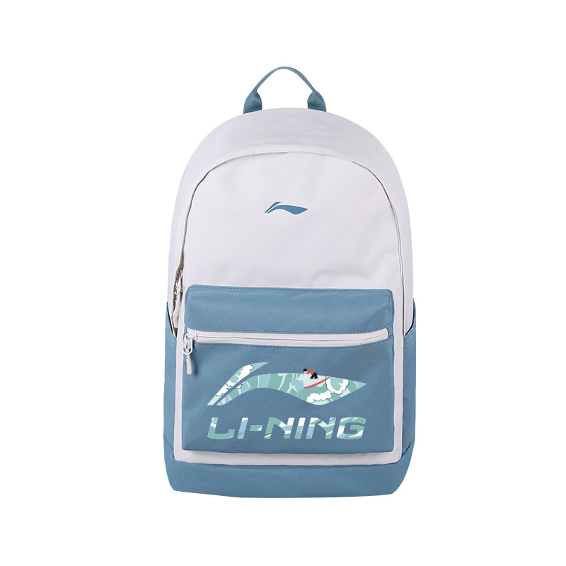 

LINING Полиэстеровый рюкзак унисекс бело-голубой, White & Blue